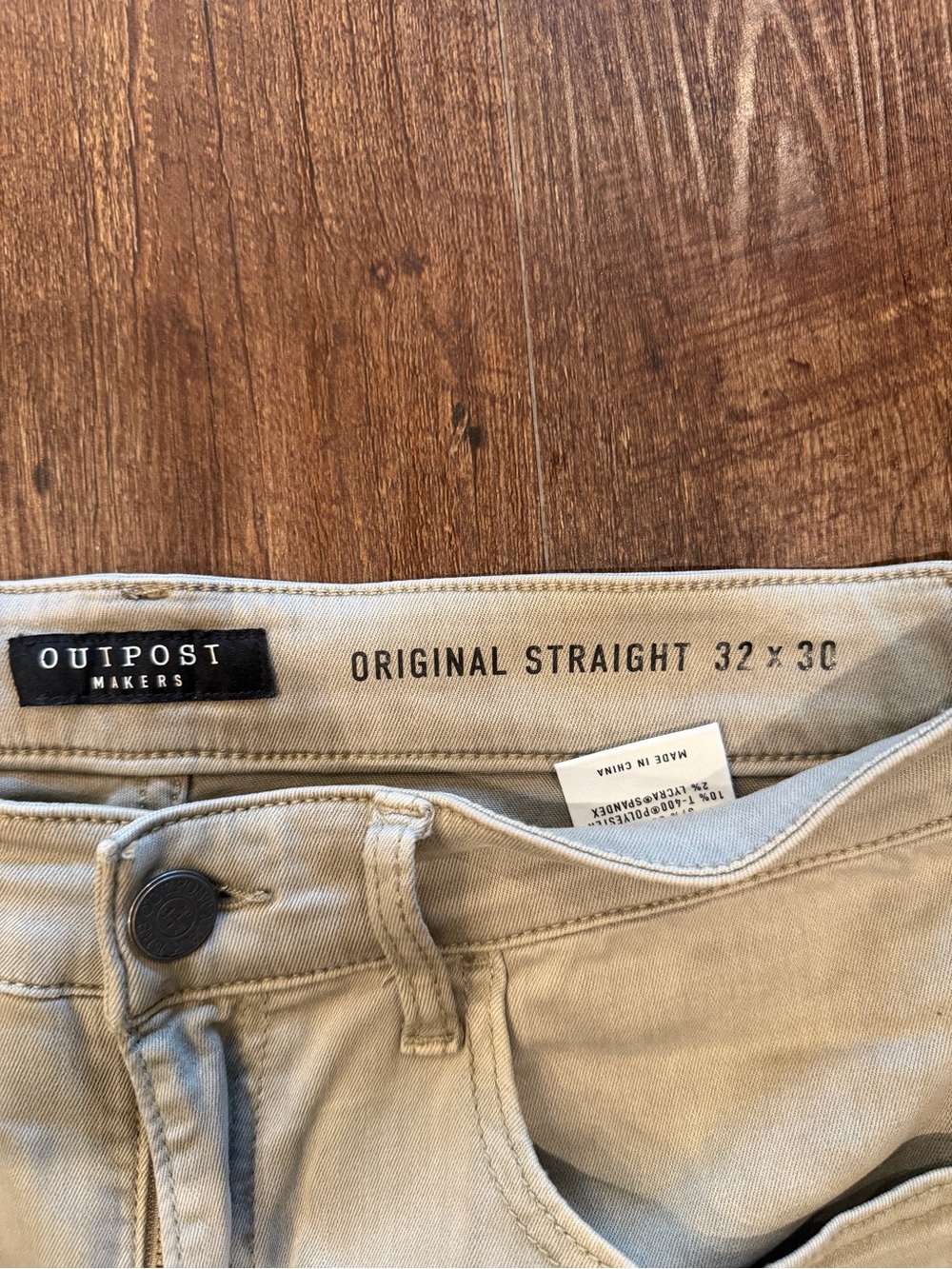 Outpost Makers Original Straight Chinos in Light Khaki